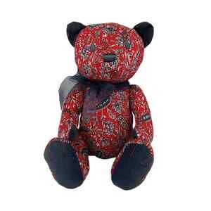GUND Bearington 12" Teddy Bear Red Bandana Print Plush Stuffed Animal